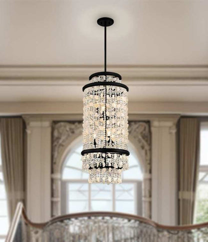Minka Lavery 6704 Shimmering Elegance 6 Light 16"W Crystal - Sand CoalBy Minka Aire