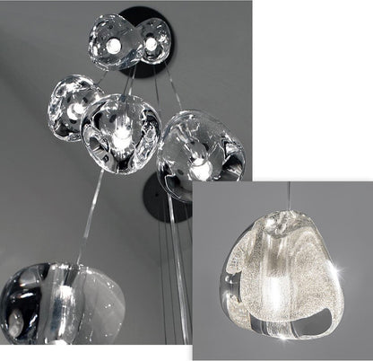 Cernobbio | Staircase Hanging Crystal Lamp, 36 Lights, Warm LightBy Miron Demid LLC