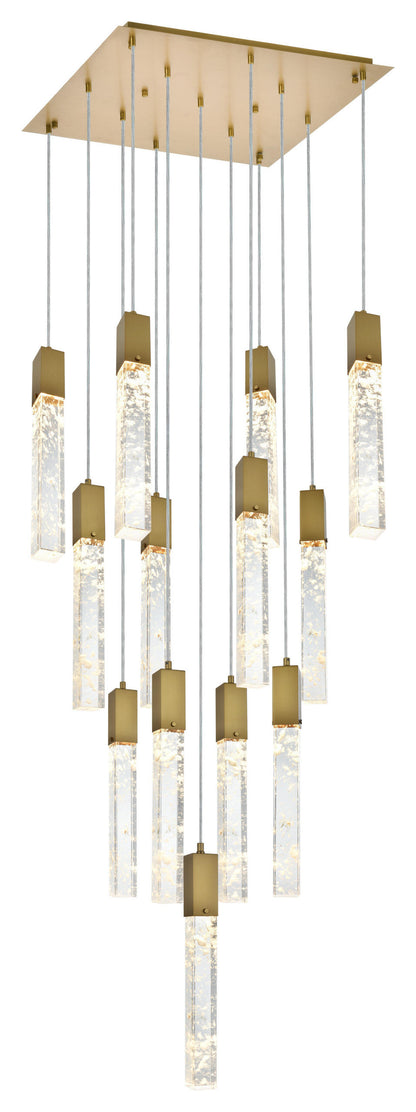 Home Living 26" Pendant, Satin GoldBy Home Living