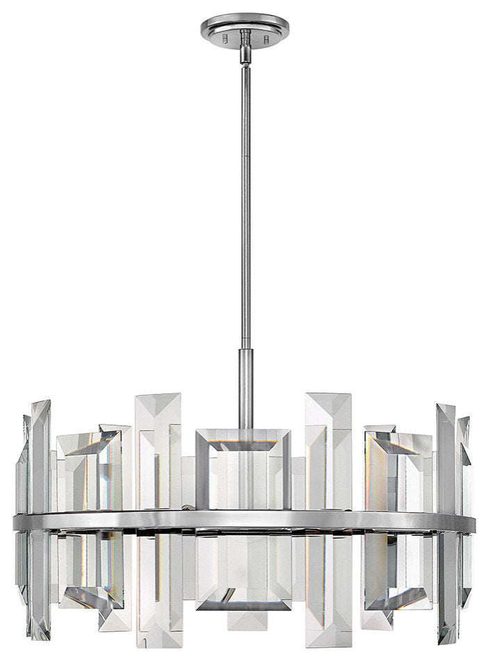 Fredrick Ramond Odette Medium Convertible Drum, Polished Nickel*By Hinkley