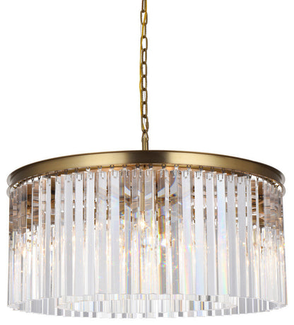 Elegant Lighting Sydney 31.5" Round Crystal ChandelierBy Elegant Furniture & Lighting