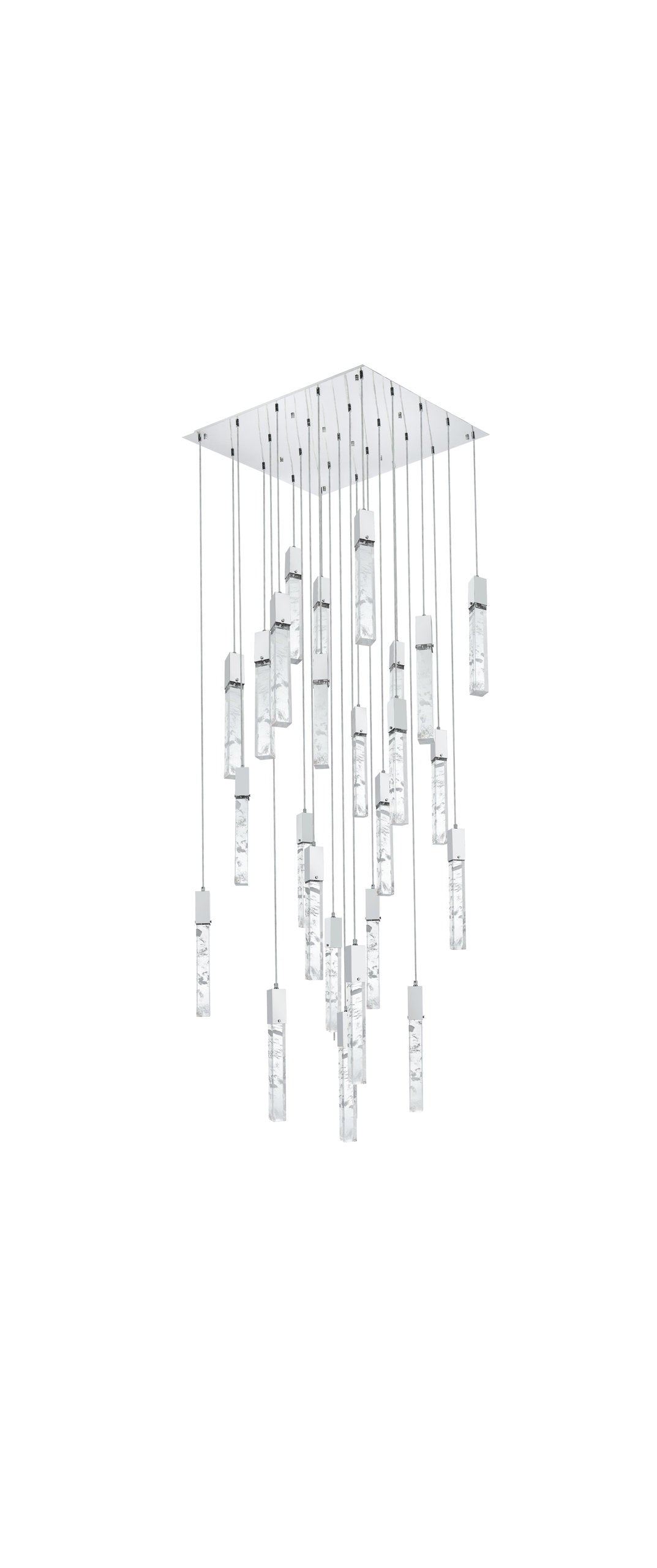 Home Living 36" Chandelier, ChromeBy Home Living