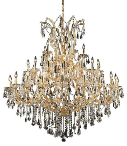 2801 Maria Theresa Collection Large Hanging Fixture, Clear, Royal CutBy Elegant Furniture & Lighting