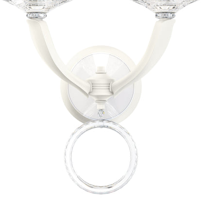 Schonbek Ma1002N-06O 2 Light Crystal Sconce, WhiteBy Schonbek
