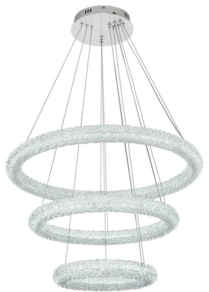 Bowen 3 Light Chandelier, ChromeBy Elegant Furniture & Lighting