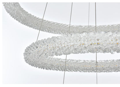 Bowen 3 Light Chandelier, Satin GoldBy Elegant Furniture & Lighting