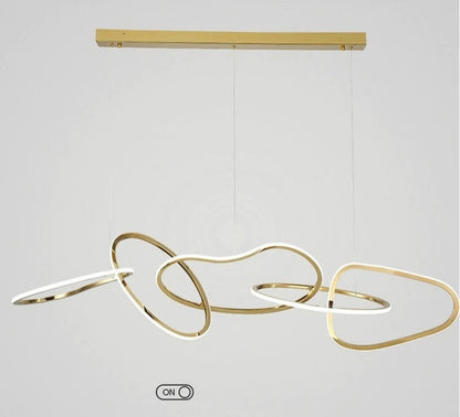 Creative design gold chandelier for living room, dining room, bedroom, office, Style BBy Miron Demid LLC