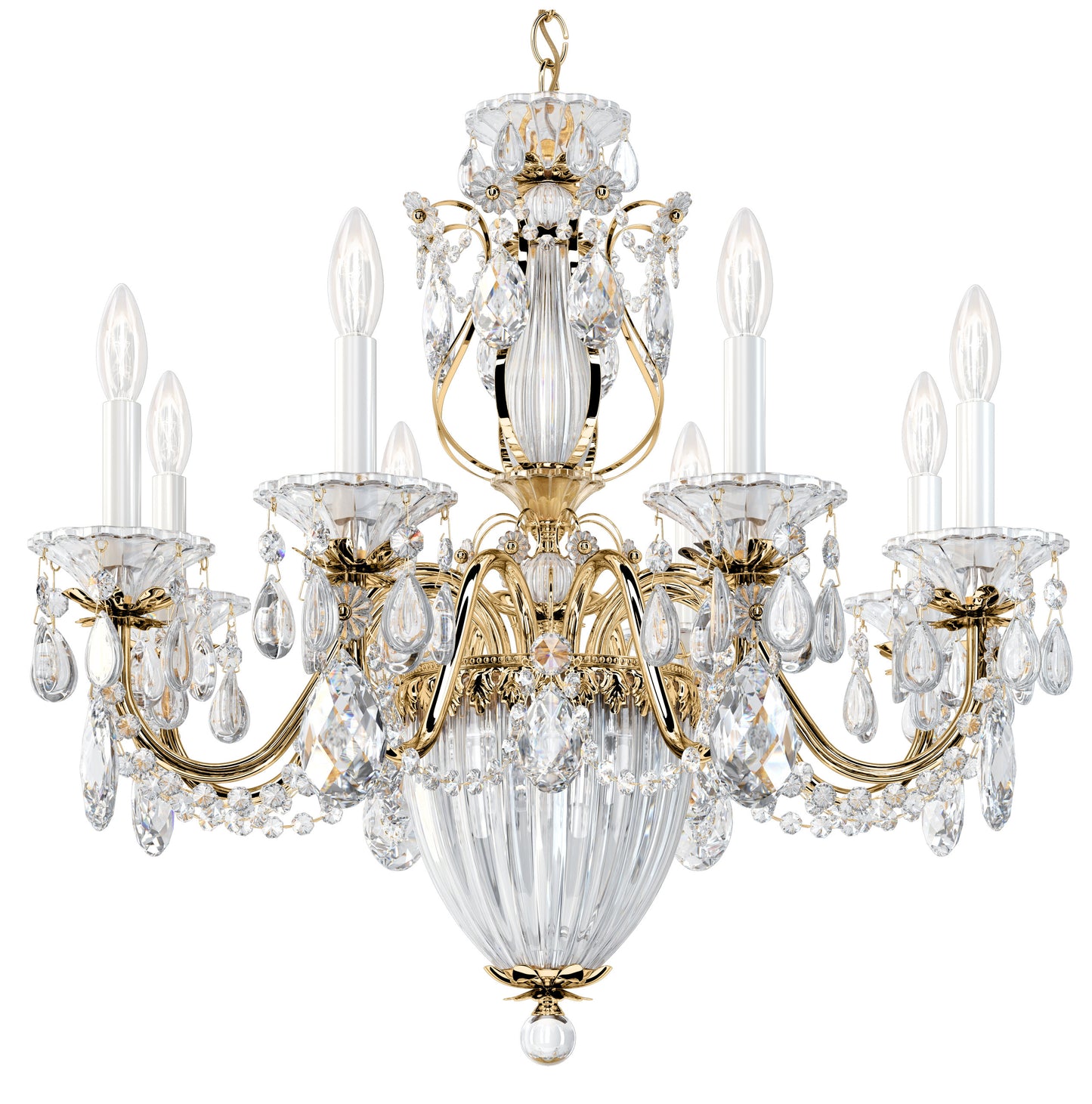 Schonbek 1238N-211H 11 Light Crystal Chandelier, AureliaBy Schonbek