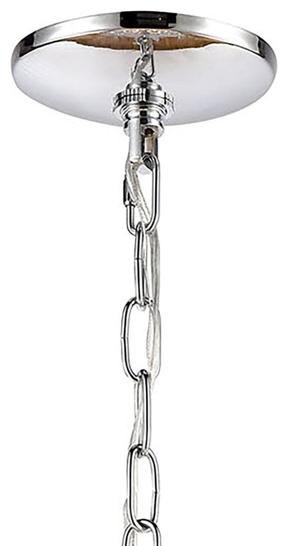 Crystique 9-Light Chandelier, Polished Chrome With Clear CrystalBy ELK Group International