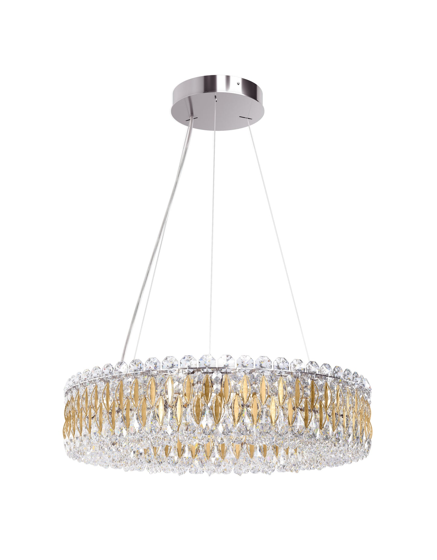 Schonbek Rs8343N-22S 12 Light Crystal Pendant, Heirloom GoldBy Schonbek