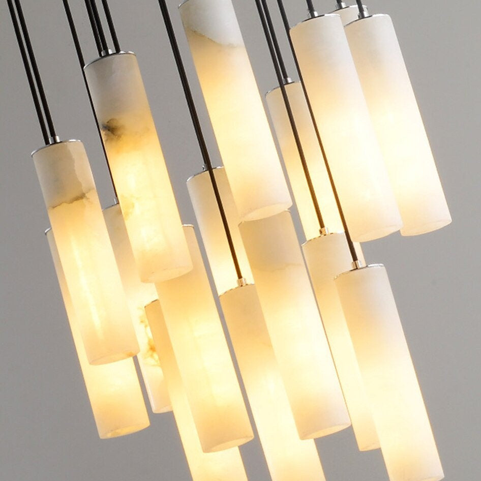 16-Light Natural Marble Modern ChandelierBy MORSALE