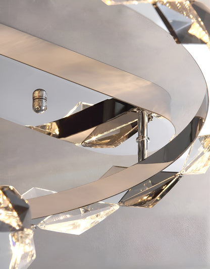 Acquedolci | Luxury Crystal Circular Ceiling Chandelier, 58wBy Miron Demid LLC