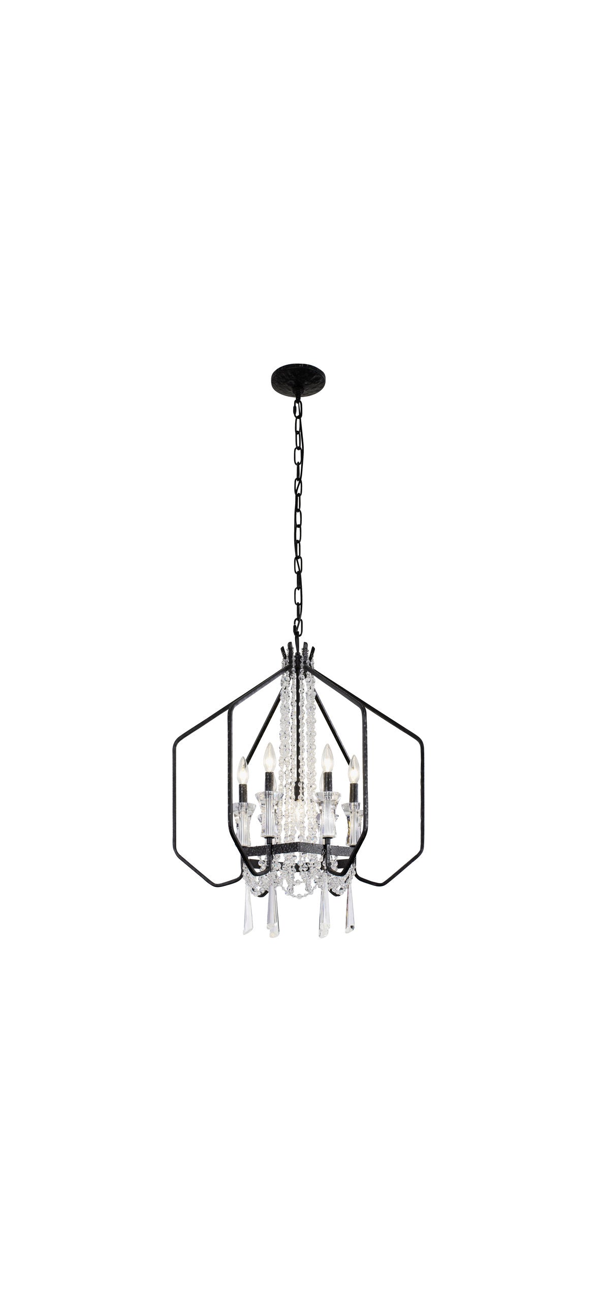 Barcelona 7-Lt Crystal Pendant - OnyxBy Varaluz