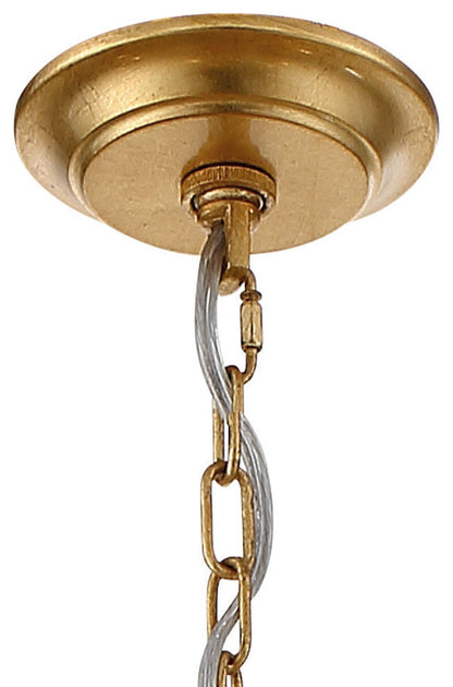 Crystorama Arcadia 12-Light Chandelier ARC-1909-GA-CL-MWP, Antique GoldBy Crystorama Lighting