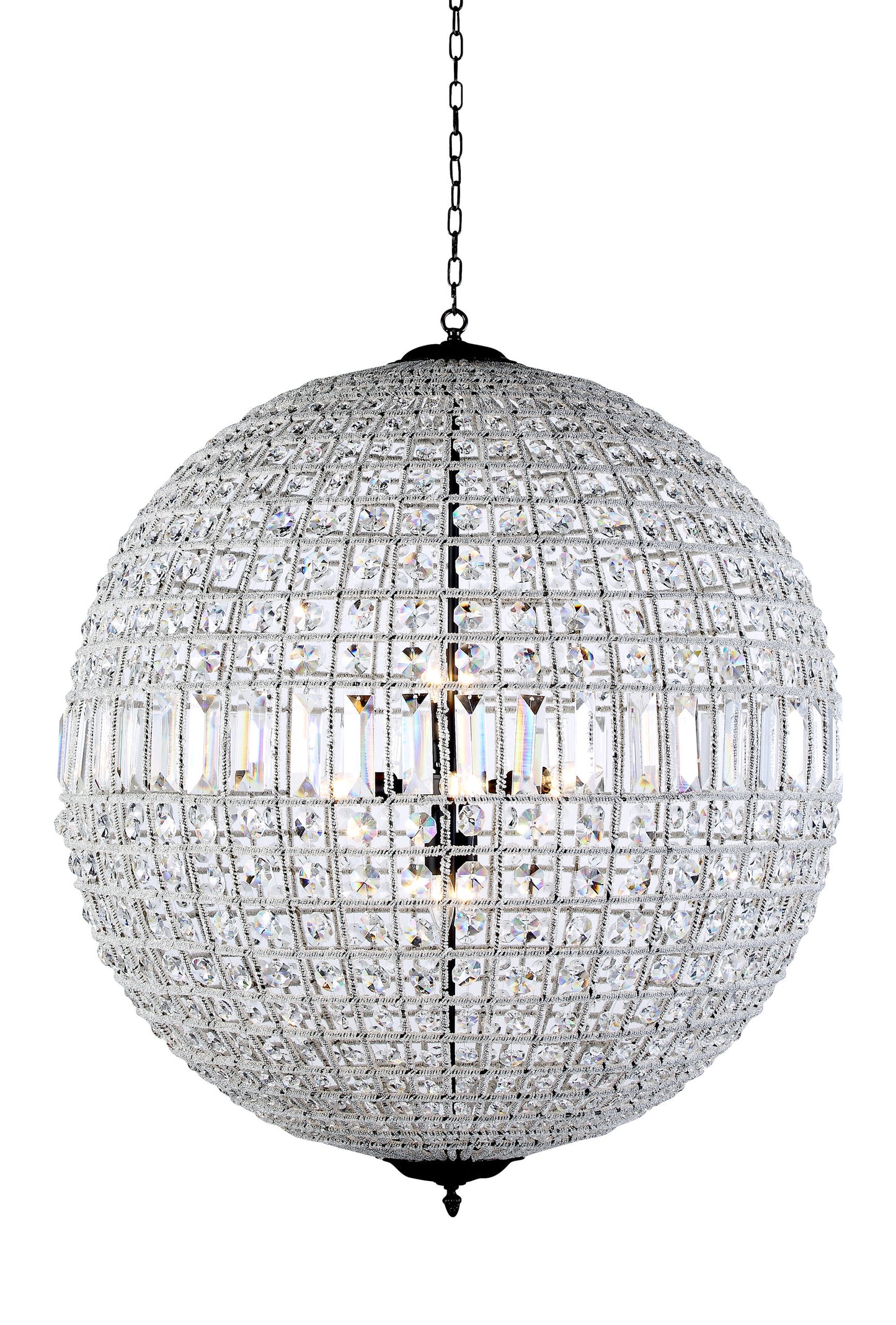 1205 Olivia Collection Pendant Lamp,36"x50.5", Dark BronzeBy Elegant Furniture & Lighting