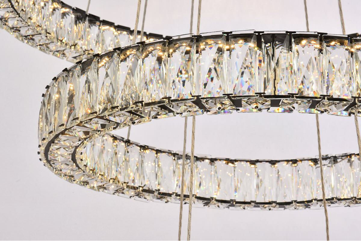 Modern Black 4-Light ChandelierBy Home Living