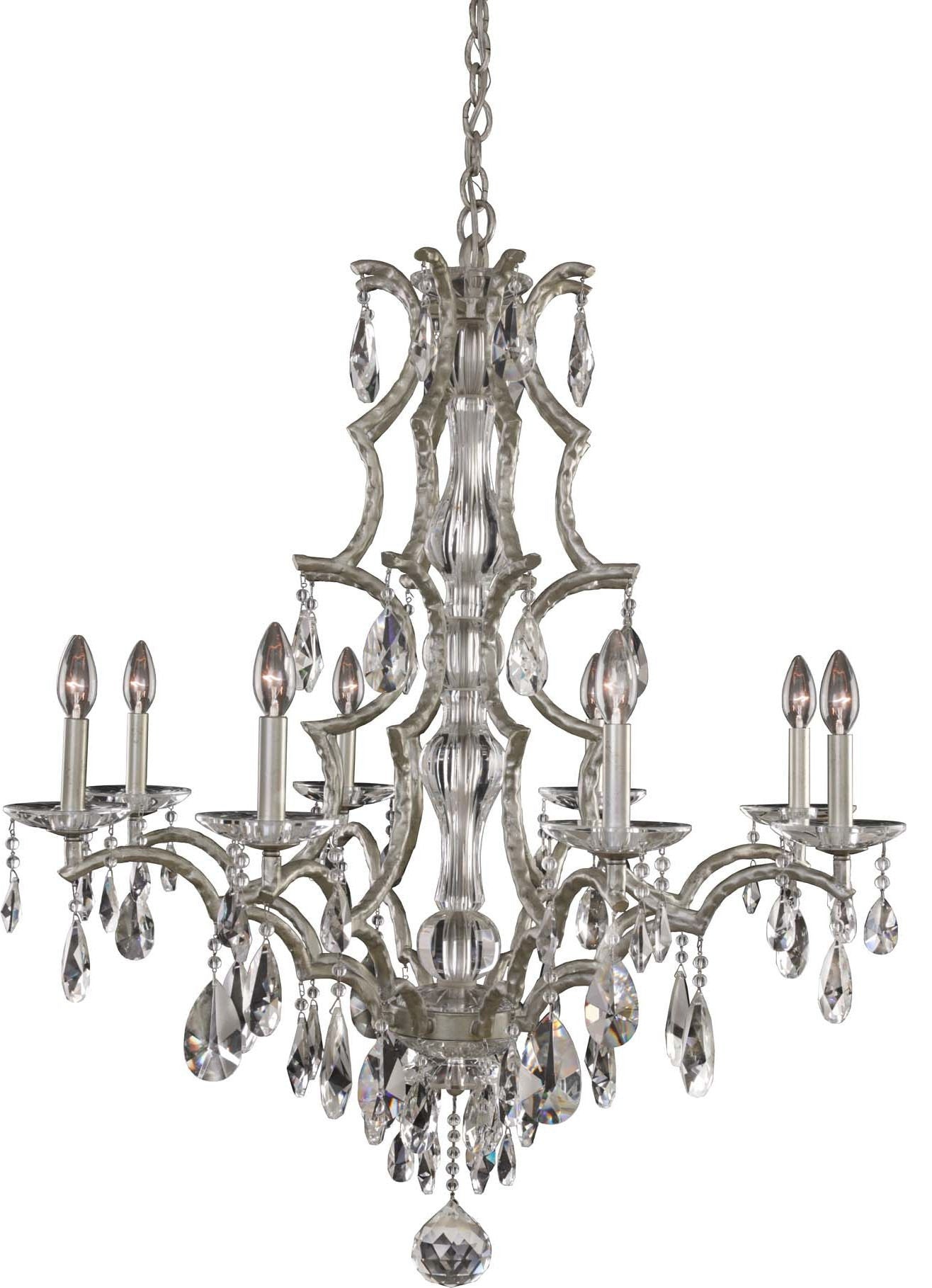 Shorecrest Chandelier, Sliver Dollar, 6By KALCO LIGHTING