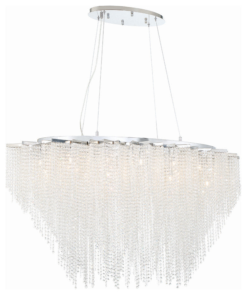 Cohen 18-Light Chandelier in ChromeBy Eurofase Lighting