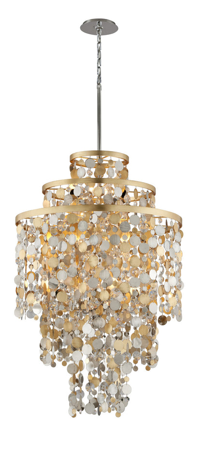 Corbett Lighting 215-711 Ambrosia 11 Light 32"W Pendant - Gold and Silver LeafBy Corbett Lighting