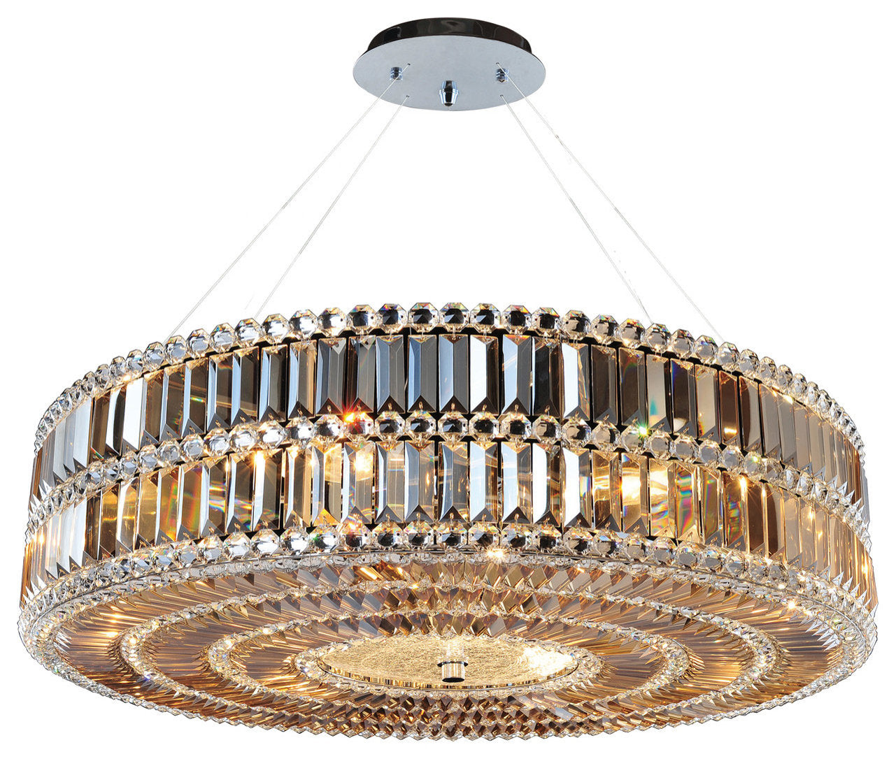 Luxor 9-Light Modern Large Pendant by AllegriBy Allegri Crystal by Kalco Lighting