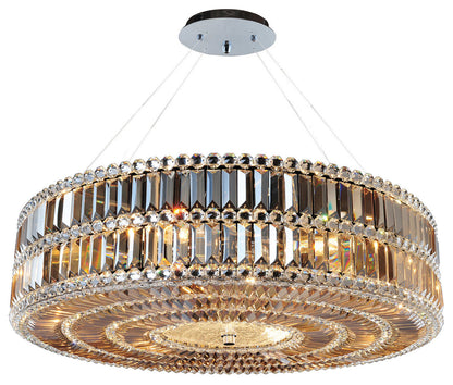 Luxor 9-Light Modern Large Pendant by AllegriBy Allegri Crystal by Kalco Lighting