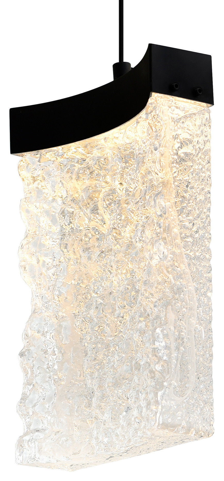 CWI LIGHTING 1587P24-17-101 Lava Integrated LED Black ChandelierBy CWI Lighting
