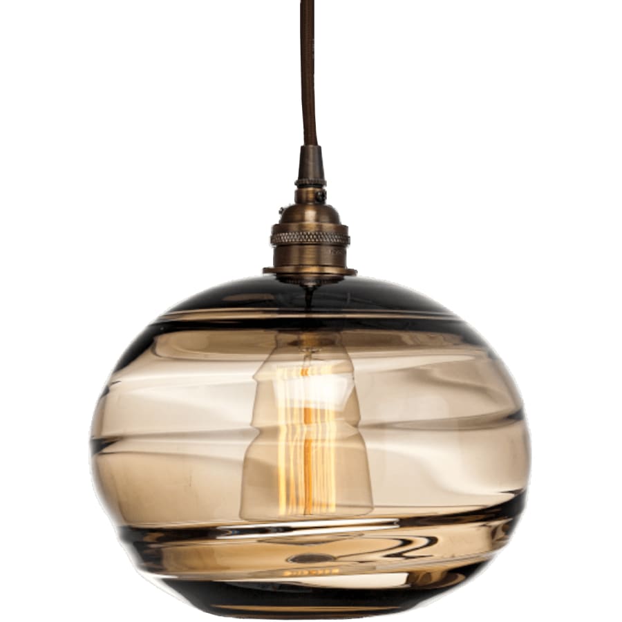 Hammerton Studio Coppa 29" Wide Artisan Crafted Optic Glass 8 Light Pendant