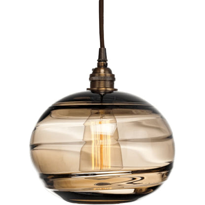 Hammerton Studio Coppa 35" Wide Artisan Crafted Optic Glass 11 Light Pendant