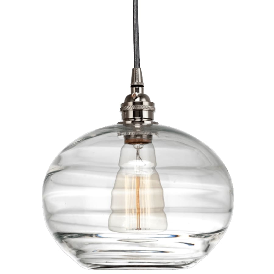 Hammerton Studio Coppa 48" Wide Artisan Crafted Optic Glass 5 Light Linear Pendant