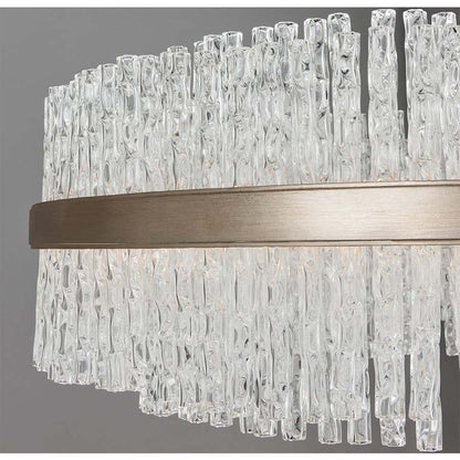 Corbett Lighting Chime 6 Light 27" Chandelier with Hand-Crafted Iron