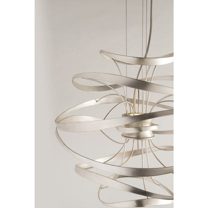 Corbett Lighting Calligraphy 2 Light 26" LED Pendant with Hand-Crafted Iron