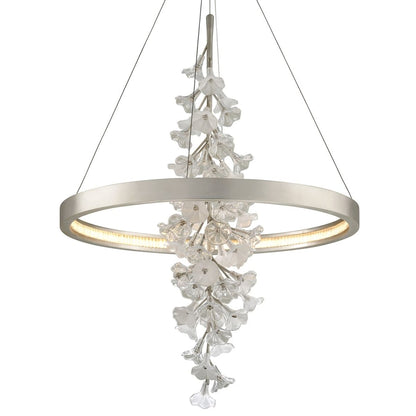 Corbett Lighting Jasmine Single Light 36" Wide LED Ring Chandelier
