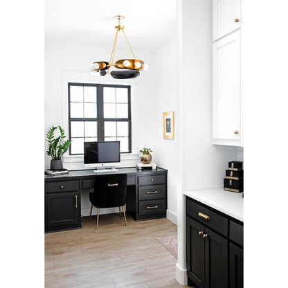 Corbett Lighting Hopper 9 Light 32" Wide Ring Chandelier