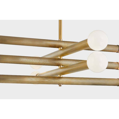 Corbett Lighting Pienza 10 Light 50" Wide Linear Chandelier