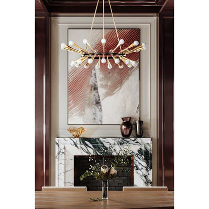 Corbett Lighting Aries 30 Light 38" Wide Ring Chandelier