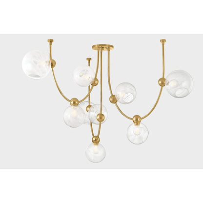 Corbett Lighting Astraia 9 Light 67" Wide Multi Light Pendant