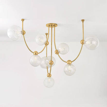 Corbett Lighting Astraia 9 Light 67" Wide Multi Light Pendant