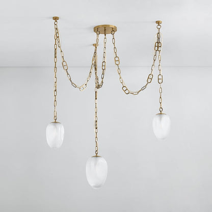 Corbett Lighting Daith 3 Light 48" Wide Multi Light Pendant
