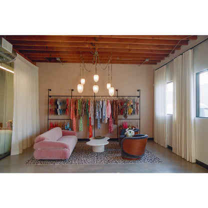 Corbett Lighting Daith 6 Light 61" Wide Multi Light Pendant