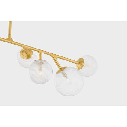 Corbett Lighting Glasgow 8 Light 22" Wide Linear Pendant
