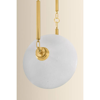 Corbett Lighting Solara 35" Wide LED Multi Light Pendant with Seedy Cloud Glass Shades
