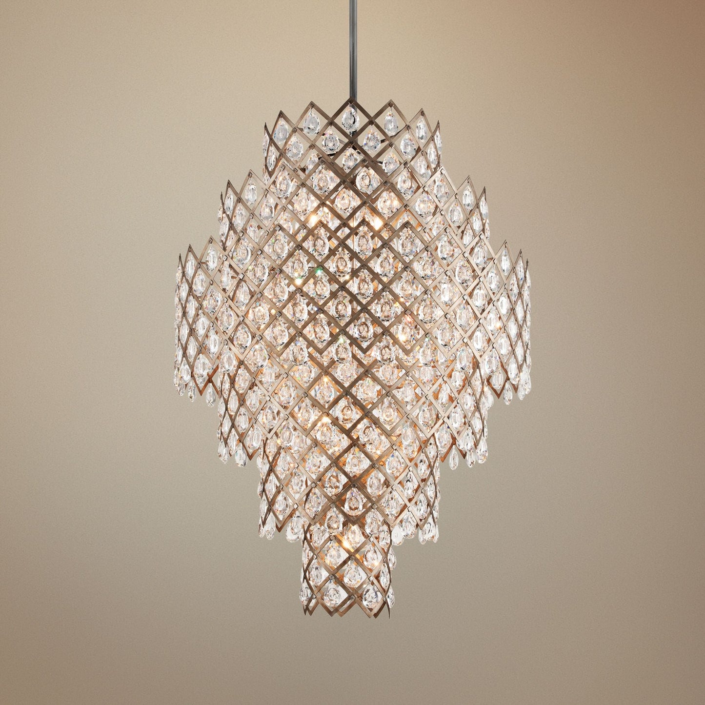 Corbett Tiara 44 3/4" Wide Vienna Bronze Pendant Light