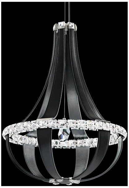 Crystal Empire 20 1/2"W Grizzly Black LED Pendant Light