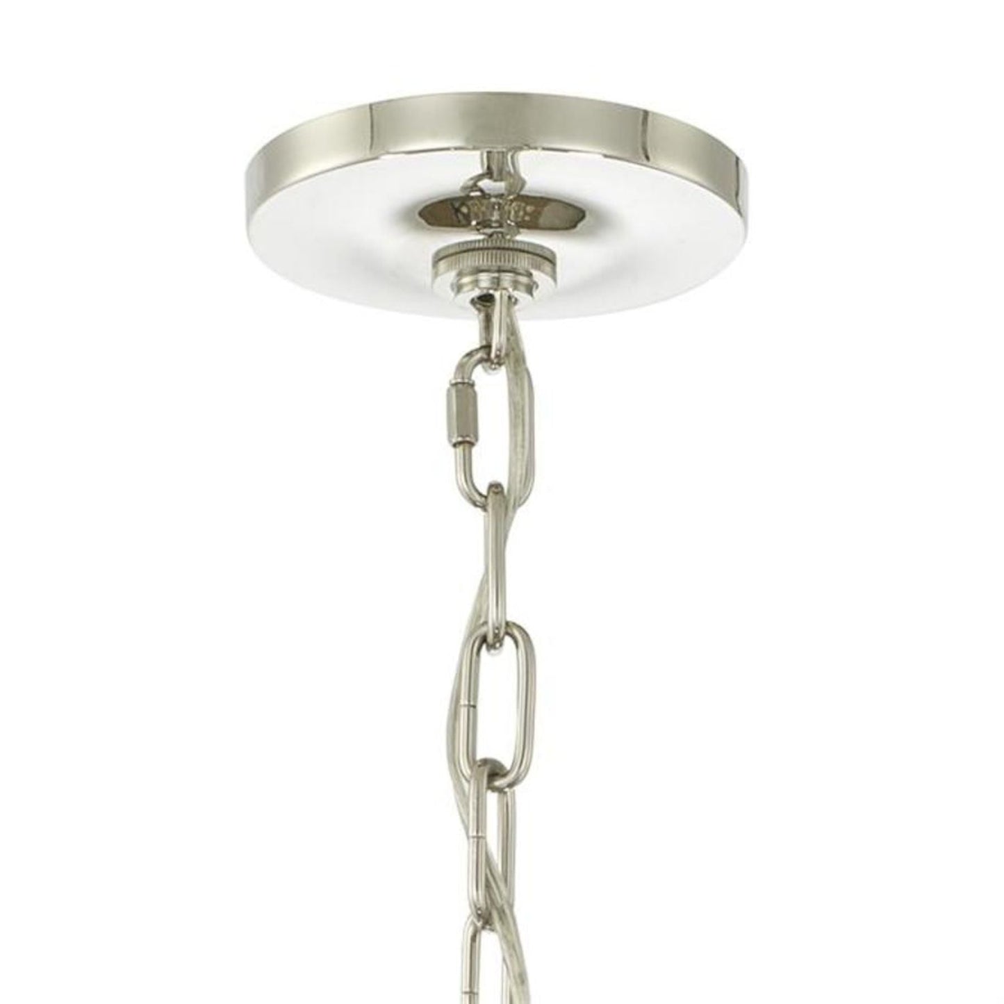 Crystorama Bolton 31"W Polished Nickel 12-Light Crystal Chandelier