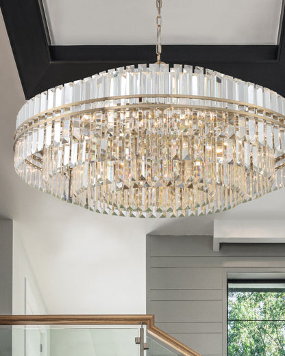 Crystorama Hayes 40 1/2" Wide Aged Brass 32-Light Chandelier