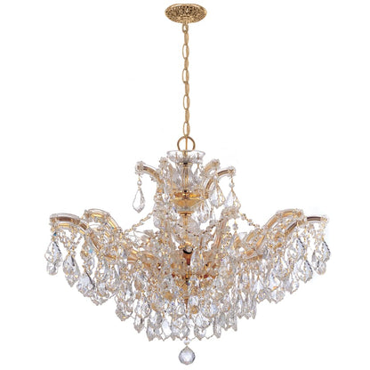 Crystorama Lighting Group Maria Theresa 6 Light 27" Wide Crystal Chandelier with Swarovski Spectra Crystal Accents