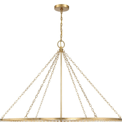 Crystorama Lighting Group Rylee 32 Light 60" Wide Beaded Waterfall Chandelier