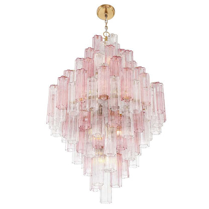 Crystorama Lighting Group Addis 20 Light 32" Wide Chandelier with Spring Tronchi Glass