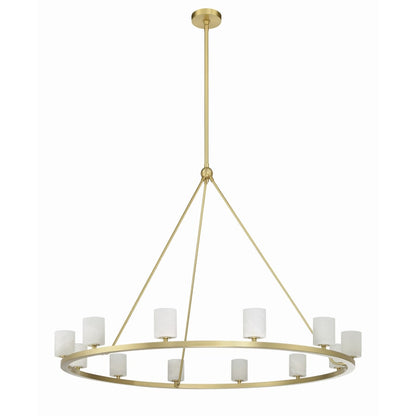 Crystorama Lighting Group Aragon 12 Light 47" Wide LED Ring Chandelier