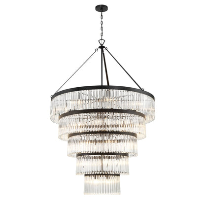 Crystorama Lighting Group Emory 30 Light 48" Wide Crystal Ring Chandelier